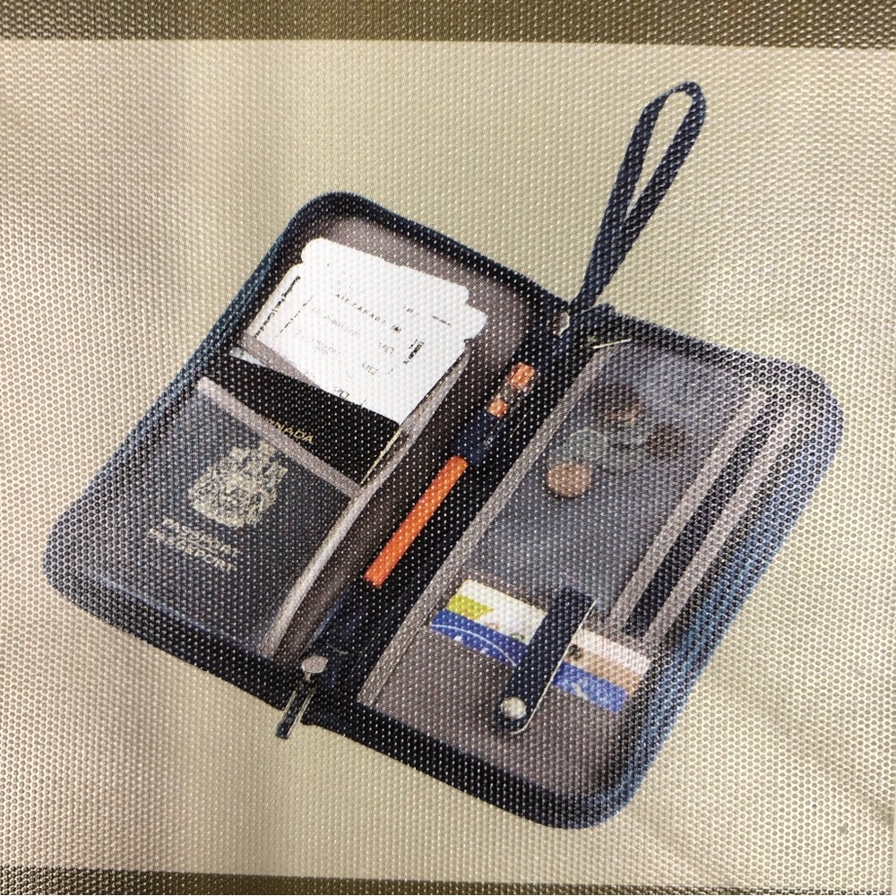 LUG Tango Quilted Travel Wallet Ocean Blue - Picture 6 of 8
